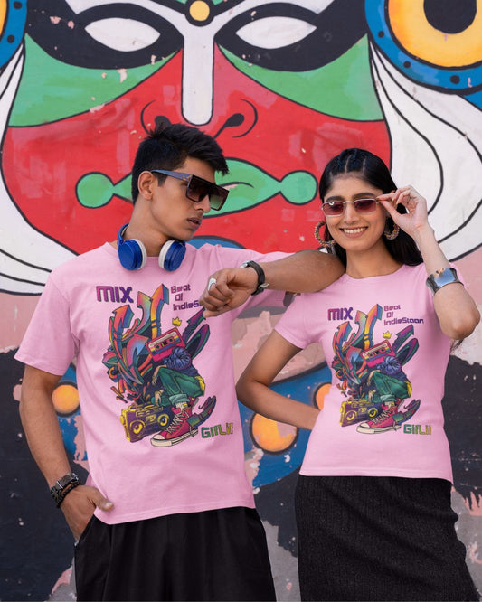 Beat of Indiestaan Printed T-shirt