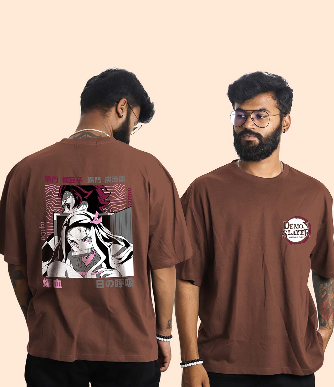 demon slayer tanjiro and nezuko tshirt