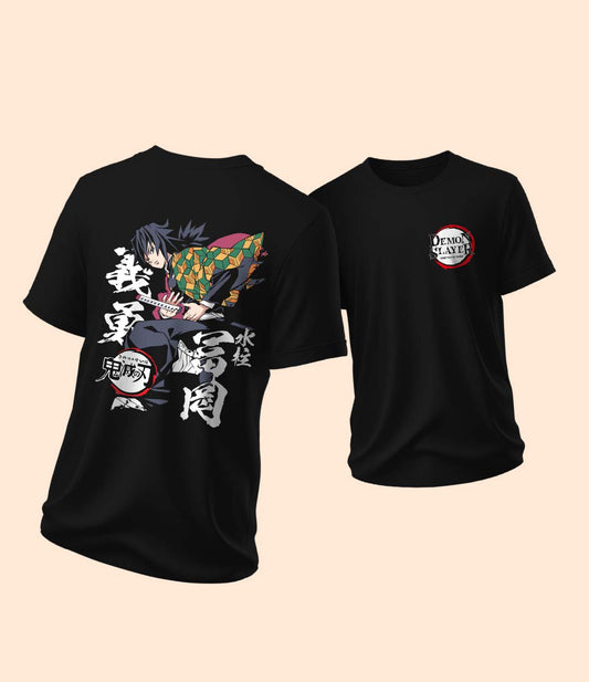 giyu tomioka demon slayer t shirt, giyu demon slayer tshirt, giyu t shirt