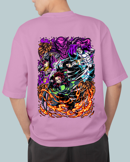Swordsmith Village Arc Demon Slayer Print Oversized Tshirt