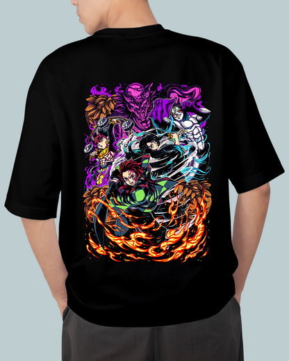 Swordsmith Village Arc Demon Slayer Print Oversized Tshirt
